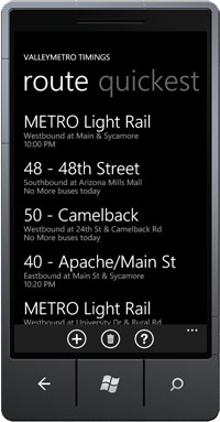 Phoenix Bus Times screenshot 1